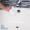 Tubshroom TubShroom BathShroom Matte Plastic Overflow Drain Cover BTHSH620 - alternate 3